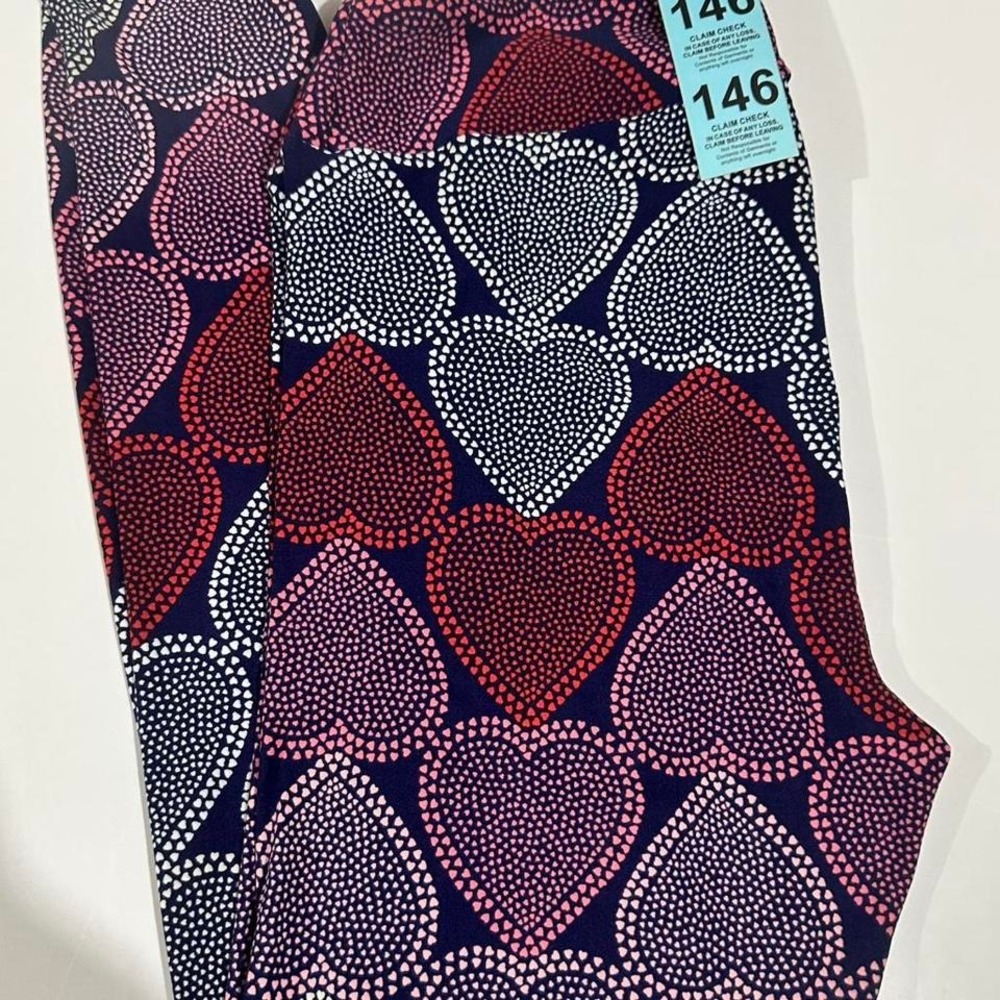 New LuLaRoe Heart Leggings‎ Size TC